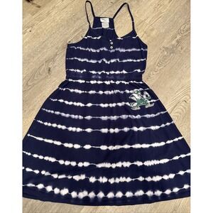 Notre Dame Fighting Irish Women's Dress Small Tie Dye Spaghetti Strap 34.5" NCAA